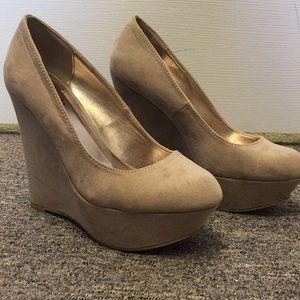 Charlotte Russe platform heels, size 6.5
